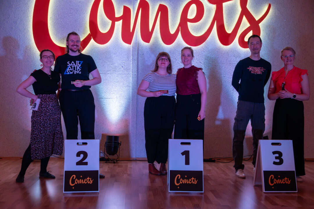 Lindy hop voittajat comets cupissa